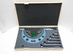 MITUTOYO 104-137 INTERCHANGEABLE ANVIL MICROMETER 0-6