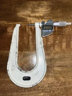 MITUTOYO DIGITAL SHEET METAL MICROMETER 1”-2”.00005”MACHINIST’S TOOL.