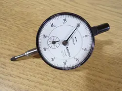 MITUTOYO 2040F DIAL INDICATOR, 0.01 MM, 10 MM RANGE, SHOCK PROOF