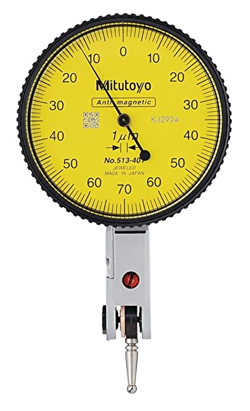MITUTOYO 513-401E DIAL TEST INDICATOR HORIZONTAL TYPE 0-0.14MM RANGE