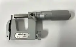 MITUTOYO 117-107 UNI-MIKE INTERCHANGEABLE ANVIL MICROMETER, 0-1