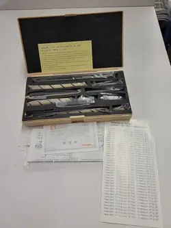MITUTOYO 139-201 TUBULAR INSIDE MICROMETER, 1.5 – 12″ RANGE, .001