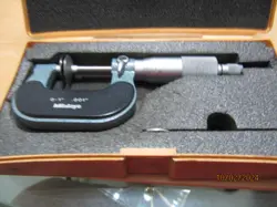 MITUTOYO DISC MICROMETER 0-1