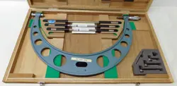 LARGE MITUTOYO OUTSIDE MICROMETER 104-142, 300-400MM (11.8