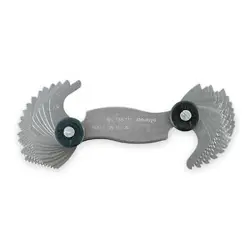 MITUTOYO 188-111 SCREW PITCH GAGE,V,UNIFIED,4 TO 42