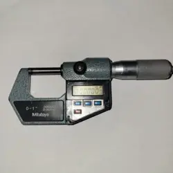 MITUTOYO 0-1” DIGITAL OUTSIDE MICROMETER 293-765-10 - NO BATTERY *UNTESTED*