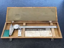 VINTAGE MITUTOYO 505-628 DIAL CALIPER