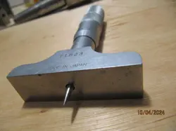 MITUTOYO PEN DEPTH MICROMETER  #71823,  0.0