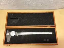 MITUTOYO 505–645–50  0–12 INCH DIAL CALIPER 0.001