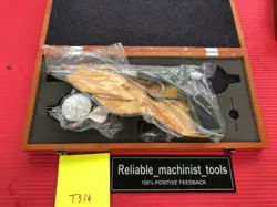 NEW JAPAN MADE MITUTOYO DIAL GUN GROOVE GAGE 0-1 IN MACHINIST TOOL (T314)