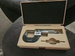 MITUTOYO 295-253 SPHERICAL MICROMETER 0-1