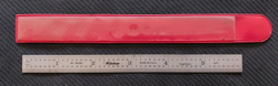 VINTAGE MITUTOYO 182-202 STAINLESS STEEL RULE 6