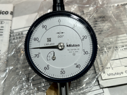 MITUTOYO 2410S-10 DIAL INDICATOR BLACK NEW IN BOX WITH  PAPERS UNUSED FREE SHIP