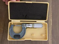 MITUTOYO MICROMETER WITH HARD CASE