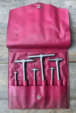 VINTAGE MACHINIST MITUTOYO 155-903 TELESCOPING GAGE GAUGE TOOL SET