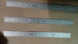 LOT OF 3 MACHINIST 6 IN. FLEXIBLE RULERS   MITUTOYO , BROWN AND SHARPE , FOWLER