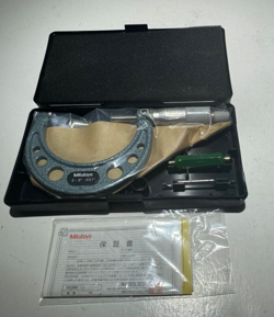 MITUTOYO 115-243 SPHERICAL FACE MICROMETER: 2-3″