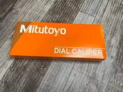 MITUTOYO 505 - 7302 METRIC DIAL CALIPER 0 - 150MM - MEASURES IN 0.01 INCREMENTS