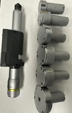 MITUTOYO 468 DIGIMATIC HOLTEST DIGITAL GAUGE WITH VARIOUS HEADS