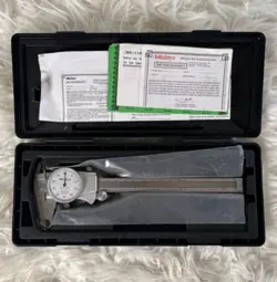 MITUTOYO NO.505-675 SIX INCH DIAL CALIPER