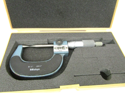 MITUTOYO 142-225 POINT MICROMETER 0-1