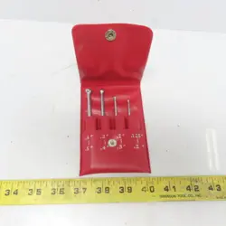MITUTOYO 154-901 SMALL HOLE 4 GAUGE SET RANGE 0.125 TO 0.5