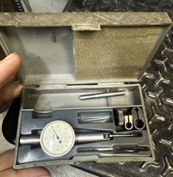 MITUTOYO .001” 0-20-0 DIAL TEST INDICATOR 513-118 MACHINIST TOOL INSPECTION