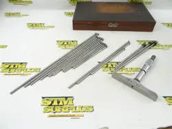 ASSORTED DEPTH MIC RODS STARRETT LUFKIN MITUTOYO   DEPTH MIC *READ DESCRIPTION