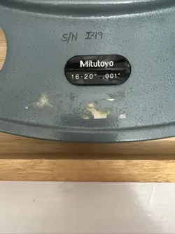 MICROMETER INTERCHANGEABLE ANVILS