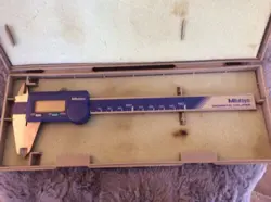 MITUTOYO DIGIMATIC CALIPER 500-143B 0.01-150MM VGC & CASE IN GOOD CONDITION
