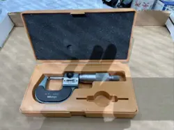 MITUTOYO 295-153 0-1” SPHERICAL BALL FACE OUTSIDE MICROMETER MACHINIST TOOL MAKE