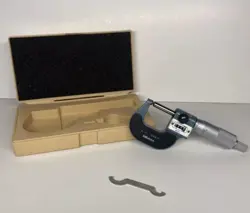 MITUTOYO NO. 295-253 MICROMETER WITH ROUNDED FACES  .0001