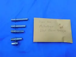 5 CONTACT TIPS FOR MITUTOYO DIAL BORE GAGE 6MM STEM DIAMETER 1.4 1.8 2.0 2.2 2.4