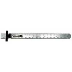 MITUTOYO 950-301 POCKET RULE,STL,INCH,32NDS,64THS,6 IN L