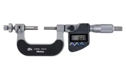 MITUTOYO 324-251-30 GEAR TOOTH MICROMETER 0-25MM RANGE .00005