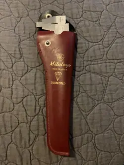 VINTAGE MITUTOYO 4” HARDENED STAINLESS CALIPER,JAPAN WITH CASE(L4)