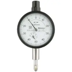 MITUTOYO 1045A DIAL INDICATOR, 0-5MM RANGE, 0.01MM GRADUATION
