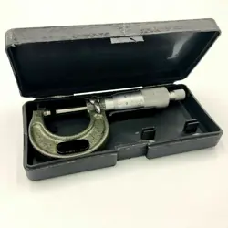 MITUTOYO 0-25 MM 0.01 MM OUTSIDE MICROMETER.