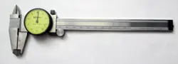 MITUTOYO DIAL CALIPER 505-666 METRIC 0-150 MM MADE IN JAPAN