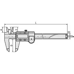 MITUTOYO 500-155-30 ADVANCED ONSITE SENSOR ABSOLUTE SCALE DIGITAL CALIPER JAPAN
