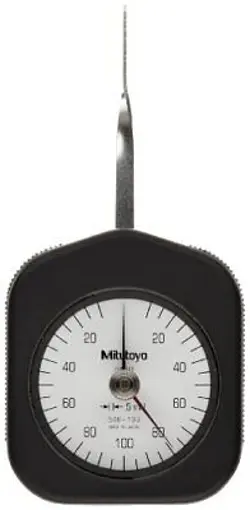 MITUTOYO 546-133 PEAK HOLD DIAL TENSION GAUGE  5MN GRADUATION  10-100MN