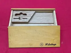 MITUTOYO WOOD CASE ONLY FOR 112 POINT MICROMETER SERIES, 2