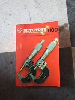 MITUTOYO 1100 CATALOG # MEASURING INSTRUMENTS SALES BROCHURE BOOK MANUAL 1975