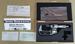 MITUTOYO DIGITAL MICROMETER JAPAN