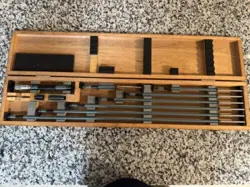 MITUTOYO 141-122, 8-40” INSIDE MICROMETER W/ CASE