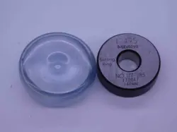 MITUTOYO .42495 MASTER PLAIN BORE RING GAGE .4219  .0031 27/64 10.794 MM 177-283