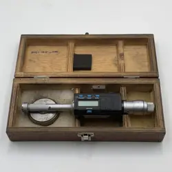 MITUTOYO 468-135 16-20MM 3-POINT INTERNAL MICROMETER  16.002MM SETTING RING USED