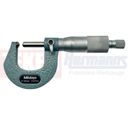 MITUTOYO CALIPER 0 - 25 MM 115-215 SPHERICAL MEASURING FACES GEB.