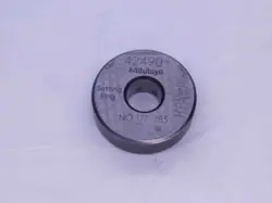 MITUTOYO .4249 MASTER PLAIN BORE RING GAGE .4219  .0030 27/64 10.792 SET 177-283