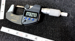 MITUTOYO DIGITAL MICROMETER CRIMP SIZE 0-.8 INCH  # 342-371-30  6.8